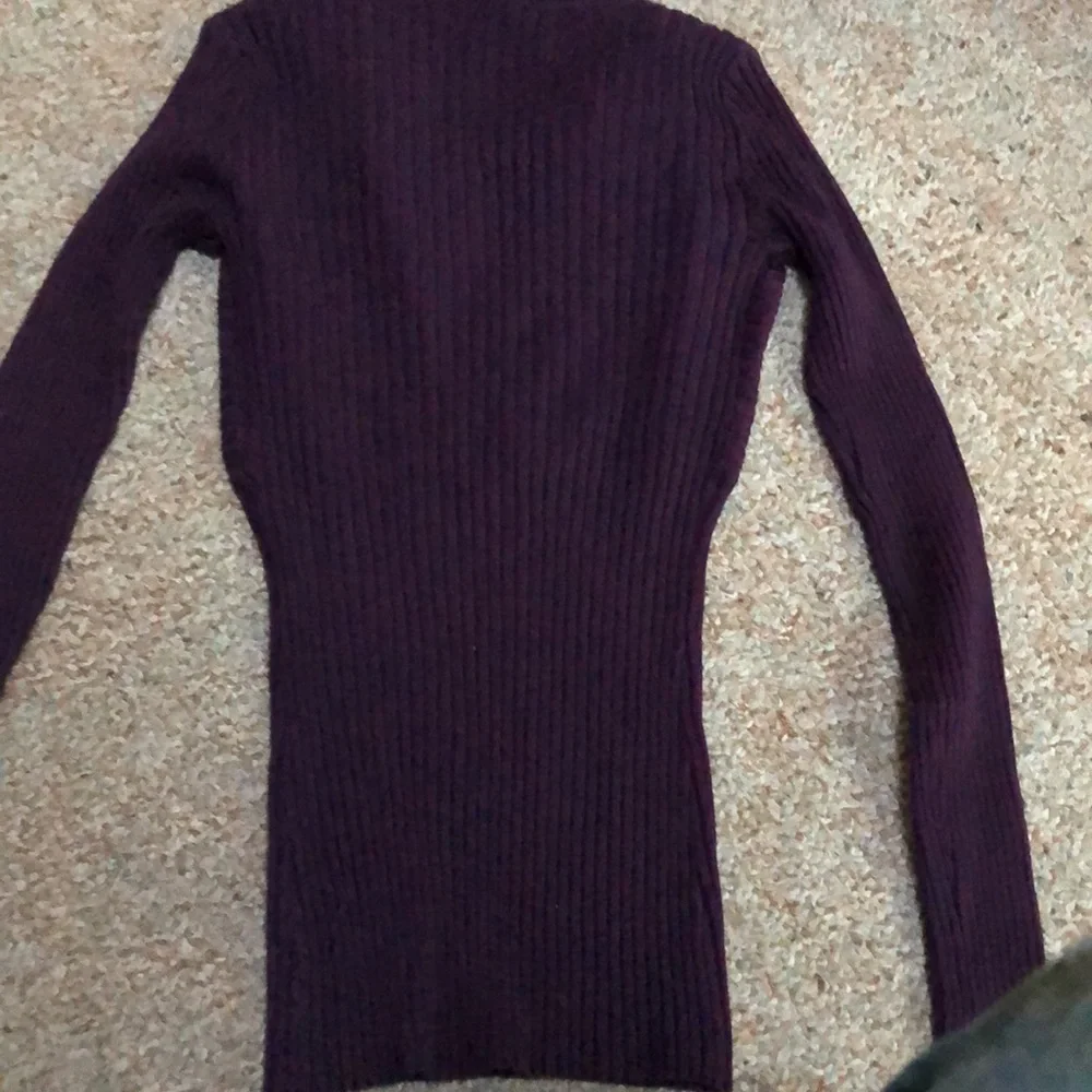 INC  International Concepts Petite Knit Sweater Purple size PM - Picture 7 of 7